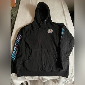 Large Black Santa Cruz hoodie